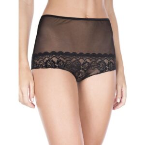 Music Legs Back Button Crotchless Lace Panty ML10025