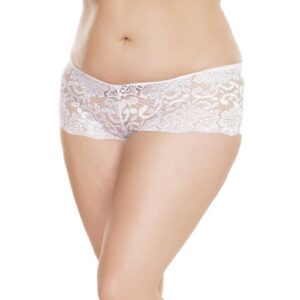 Coquette Low Rise Lace Booty Short - Queen Size - CQ102Q