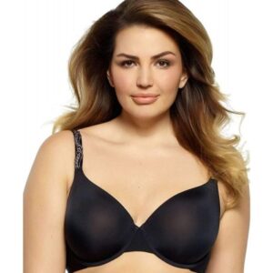Paramour Lissa Plunge Semi Demi Contour Bra to DDD Cup