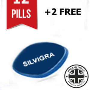 Silvgra Sildenafil Tablets 100mg (3 strips x 4 pills) 12 + 2 FREE 14pcs
