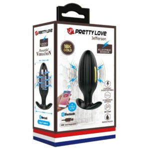 PRETTY LOVE JEFFERSON – 18K GOLD ELECTRIC SHOCK ANAL PLUG