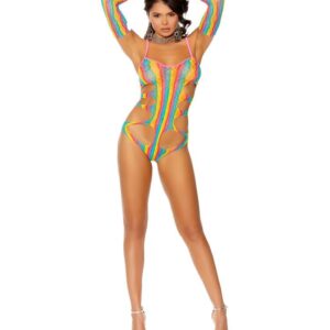 Elegant Moments Crochet Teddy With Cut Out Detail And Matching Gloves EMH12101