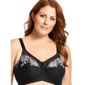 Elila Embroidered Microfiber Wireless Softcup Bra ELA1301-BS