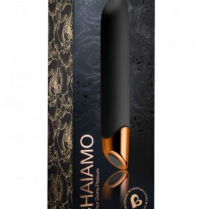 Rechargeable elegant Black  bullet vibrator