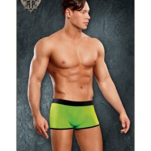 Male Power Neon Mesh Pouch Short