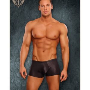 Male Power Black Cobra Mini Short