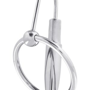 Steel Power Tools: Penisplug with Glans Ring, 30 mm