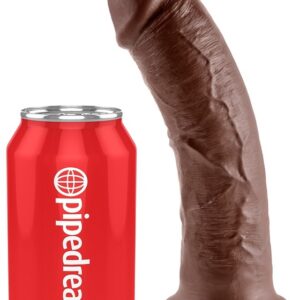 King Cock: Realistic Dildo, 20 cm, dark
