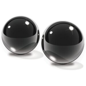 Pipedream Fetish Fantasy: Black Glass Ben-Wa Balls, Medium