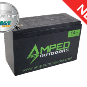 Amped Outdoors 15AH Lithium Battery (LIFEPO4)
