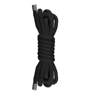 Black Japanese Mini Rope - 1.5 meters