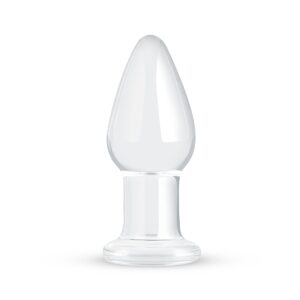 Clear Glass Buttplug