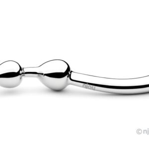 Njoy Fun Wand - G-Spot/Prostate Dildo - Silver