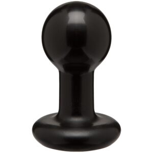 Round Butt Plug - Small - Black