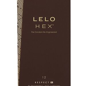 LELO HEX Respect XL - 12 Condoms