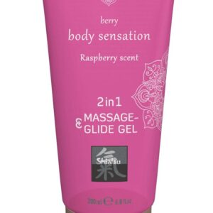 Massage- & Glide Gel 2 in 1 - Raspberry