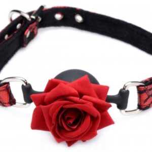 Eye-Catching Ball Gag With Rose