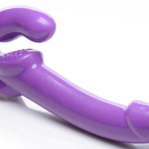 Revolver Vibrating Strapless Strap-On XXL - Purple
