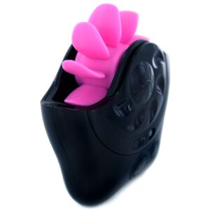 Sqweel - 2 Go Oral Clitoris Vibrator - Black/Pink