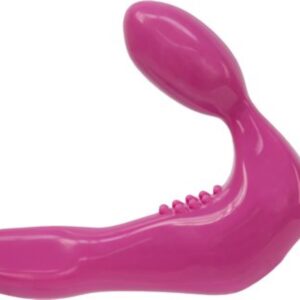 Infinity Vibrating Strapless Strap-On - Pink