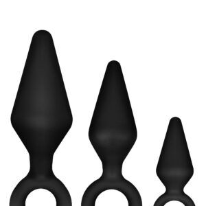 Anal Adventures Platinum - Silicone Anal Plug Set