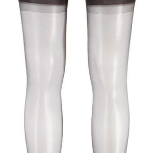 Black seamed stockings