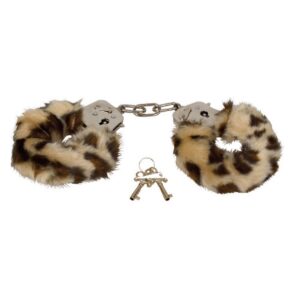 Furry Love Cuffs Leopard