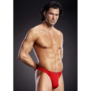 Silky microfiber thong