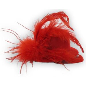 Mini Hat with Feathers