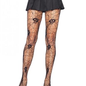 Skull Web Net Pantyhose