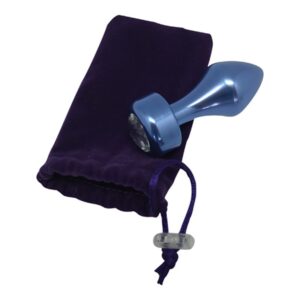 Aluminium Blue Buttplug