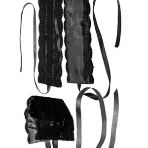 Black Satin & Lace Lovers Kit