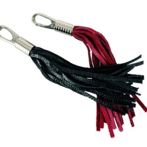 Leather Mini Whip Black