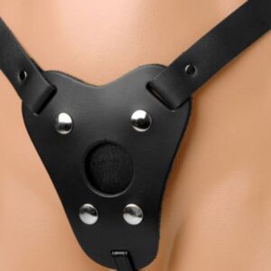 Professional Leather Strap-On Dildo Harness
