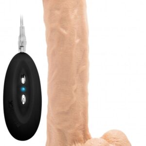 Vibrating Realistic Cock - 11 inch With Scrotum