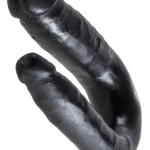 King Cock Small Double Trouble Black