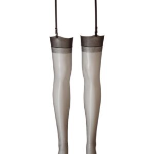 Nylons with backseam - black