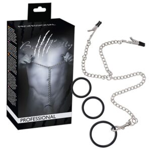 Cock Ring With Nipple Clamps