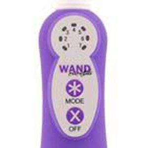 7 Vibration Settings Mini Wand Vibrator - Purple