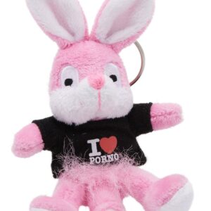 Naughty Bunny Key Chain - Black Shirt