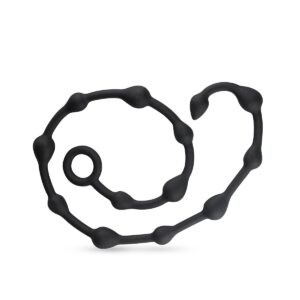 Extra Long Anal Beads - Black