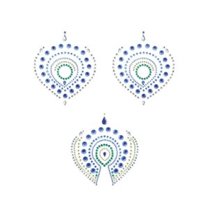 Flamboyant Body Stickers - Green/Blue