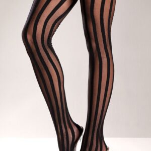 Striped Hold-Up Stockings