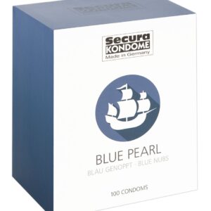 Secura Blue Pearl Condoms - 100 Pieces