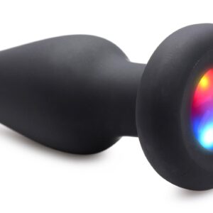 Light-Up Silicone Anal Plug - Small