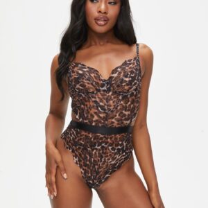 Hold Me Tight Bodysuit - Animal