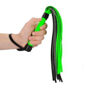 Flogger - Glow in the Dark - Neon Green/Black