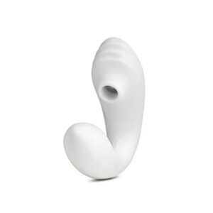 So Divine - Pearl Vibe G-spot Suction Simulator - White