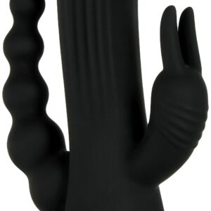 Evolved - Trifecta Rabbit Vibrator - Black