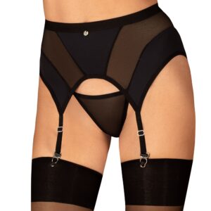 Obsessive - Chic Amoria Garter Belt - Black